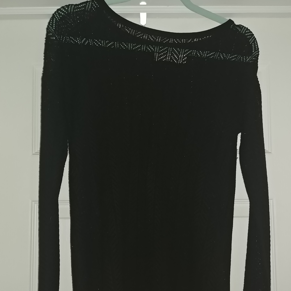 Black sweater.